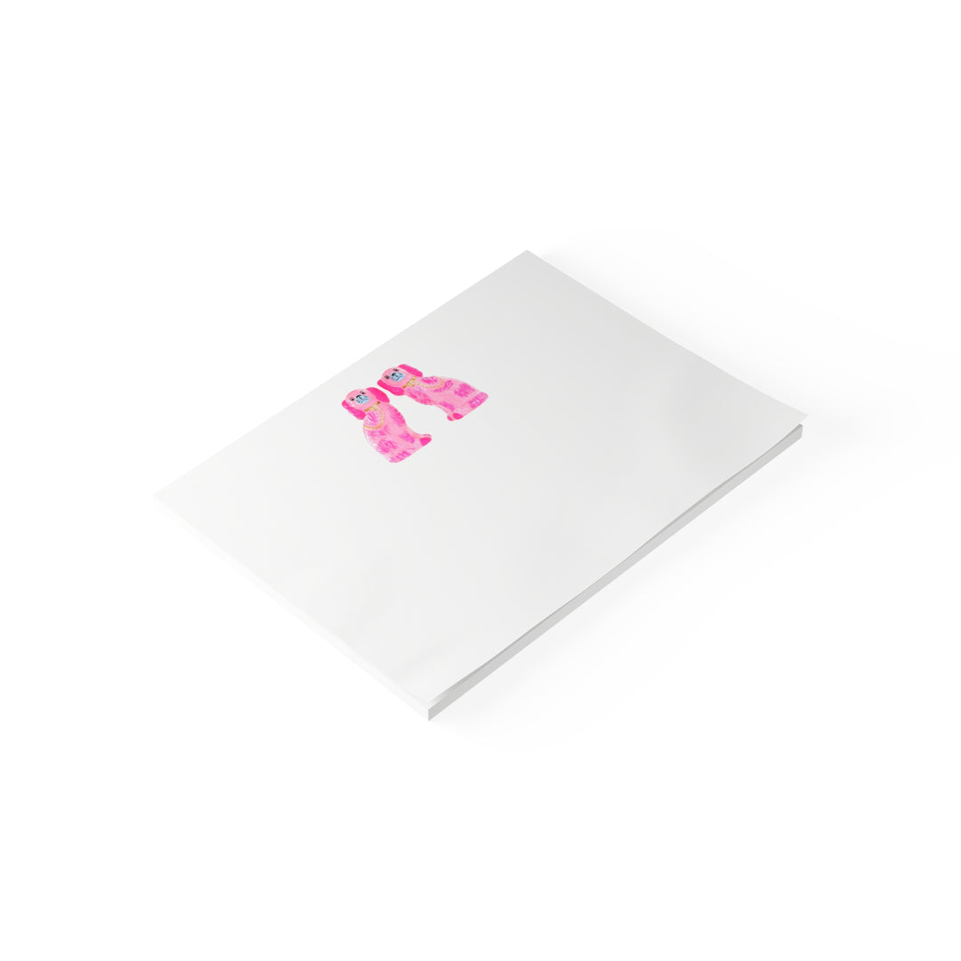 Pink Staffie Note Pads