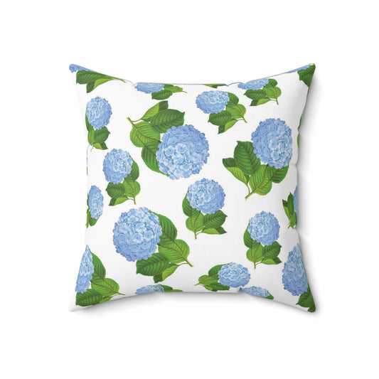 Blue Hydrangea Pillow