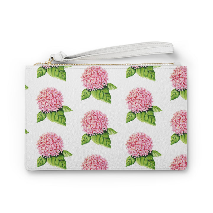 Pink Hydrangea Clutch Bag