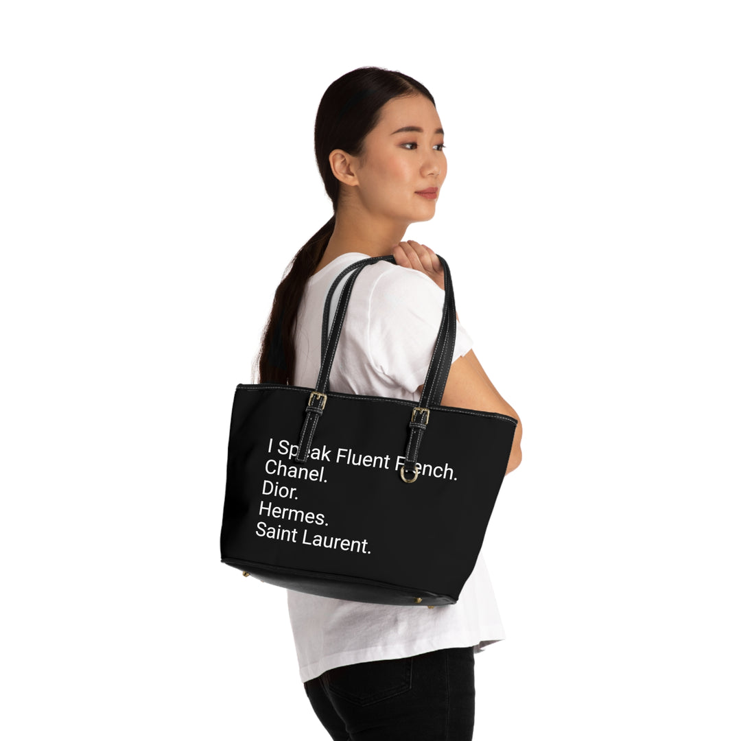 Fluent French Tote Bag