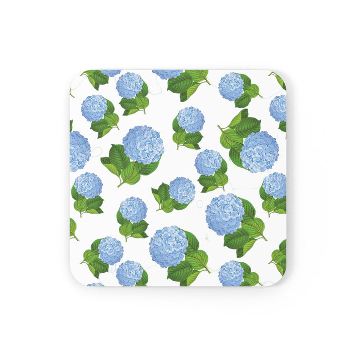 Blue Hydrangea Coaster Set