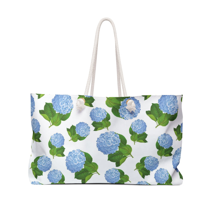 Blue Hydrangea Weekender Bag