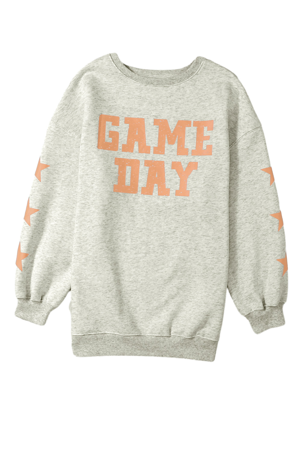 Grapefruit Orange Game Day Graphic Rugby Football Season Sweatshirt