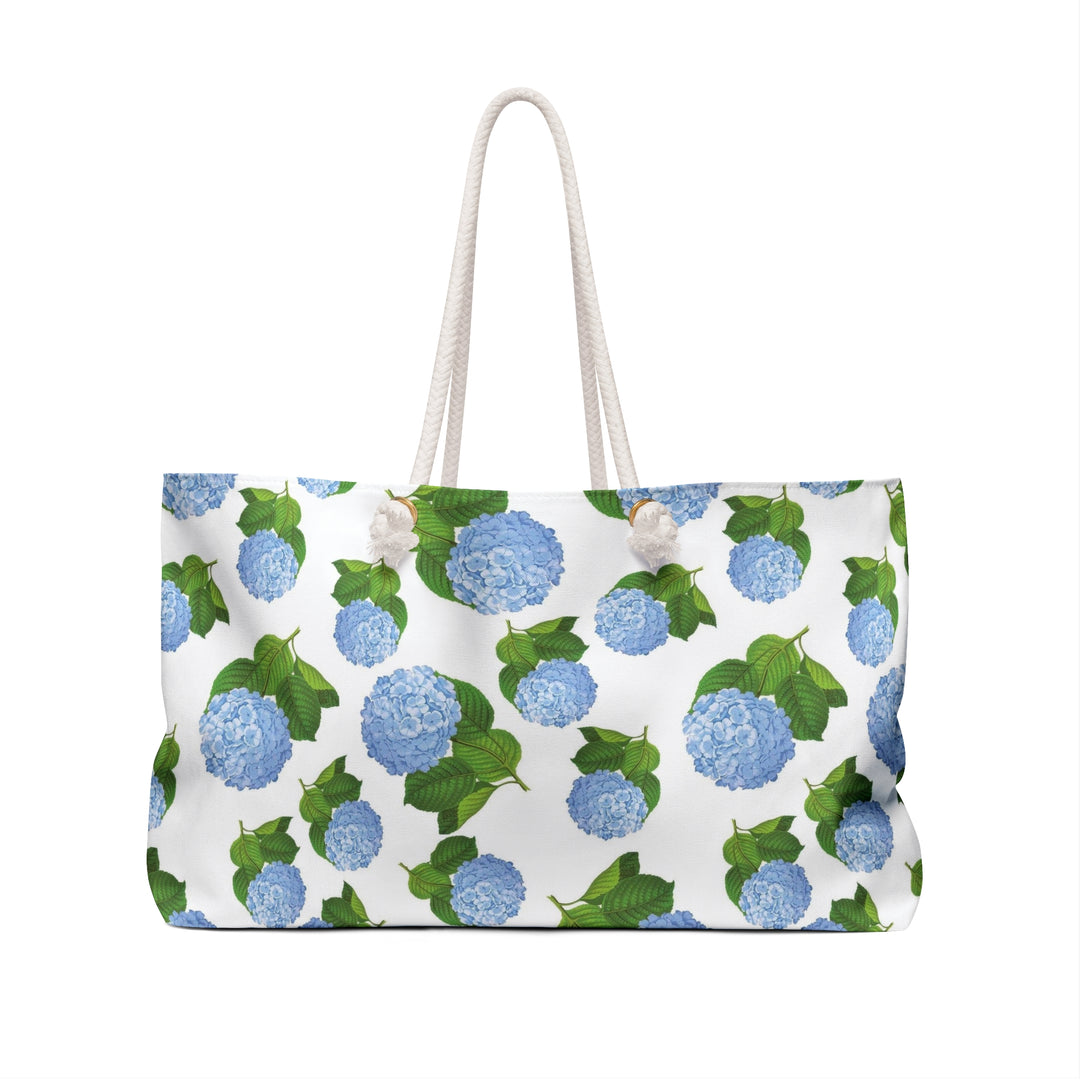 Blue Hydrangea Weekender Bag