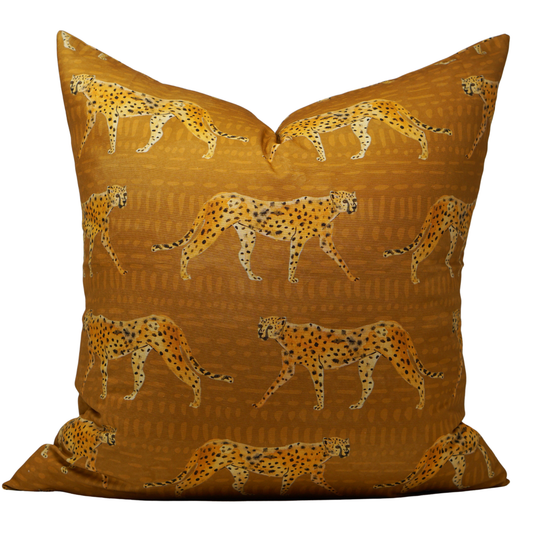 Mara Cheetah Pillow: 20"